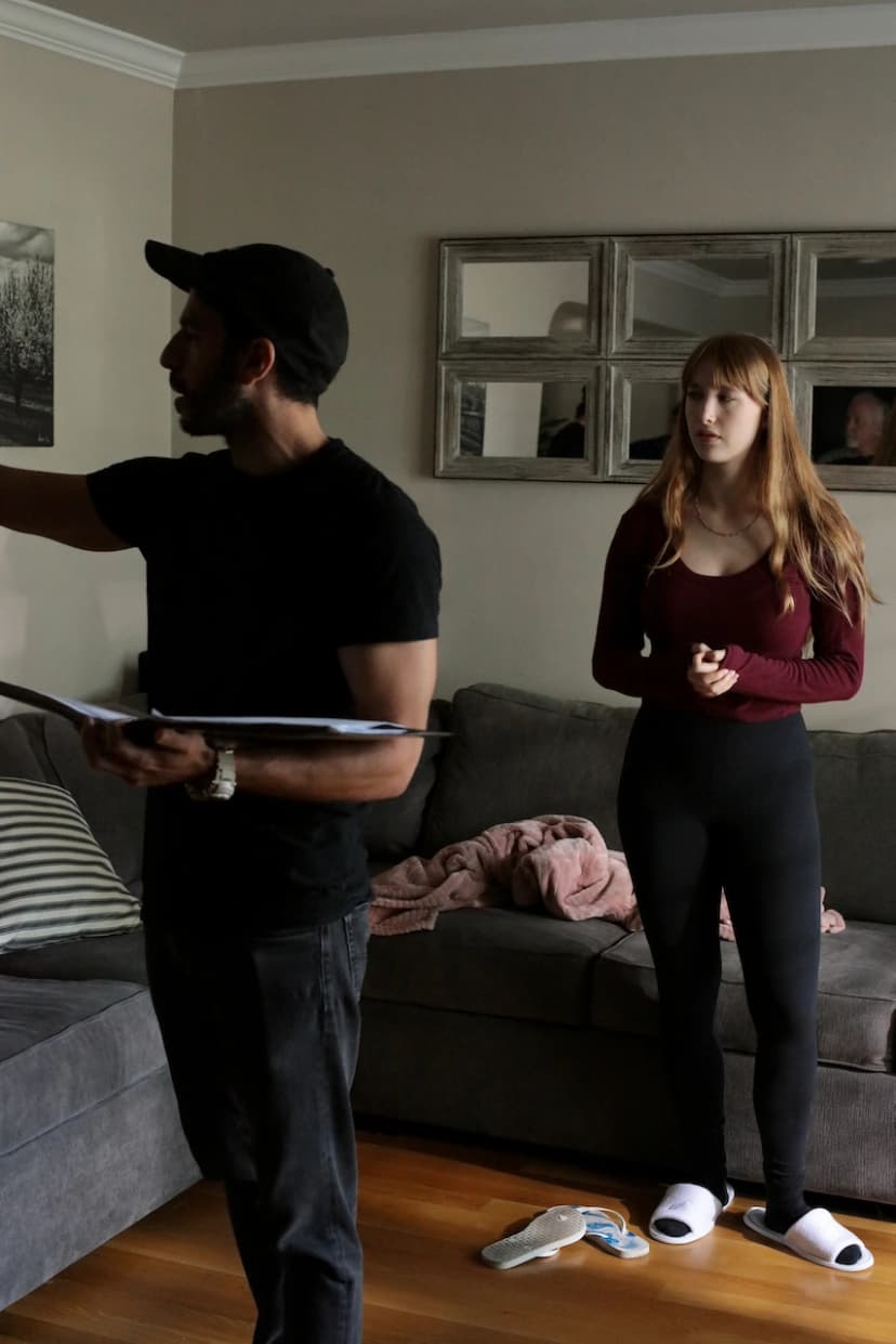 Gabe directing Allison in EDEN