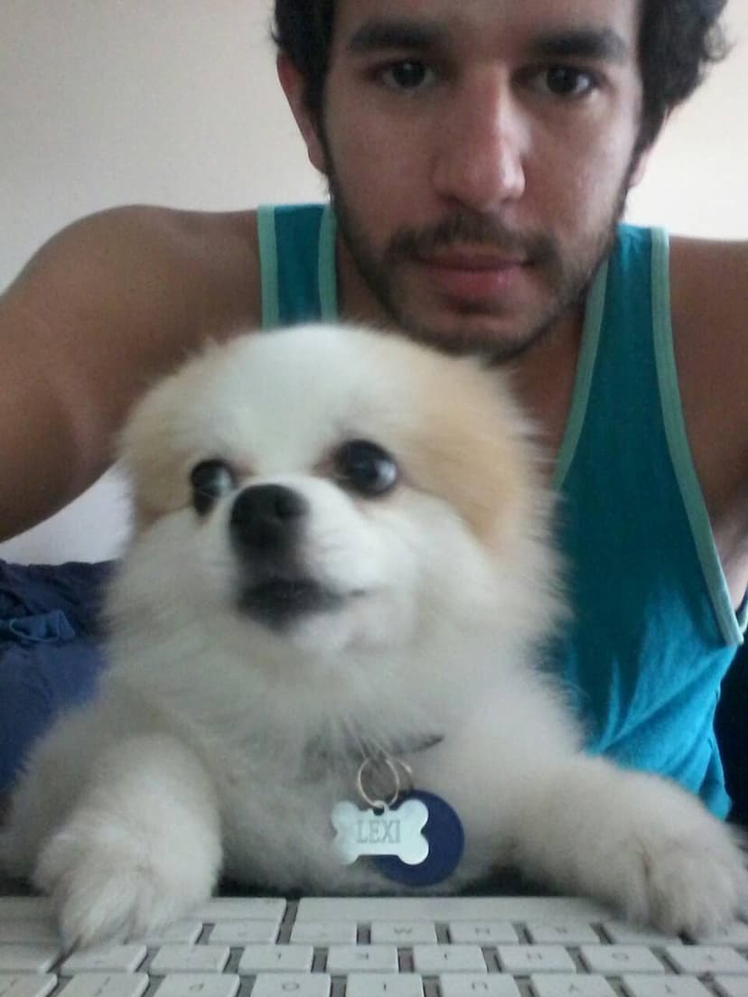 Gabe with Lexi
