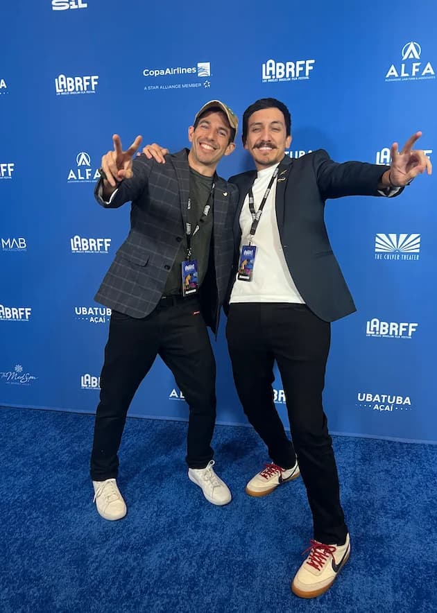 Gabe with Co-director Chris Maldonado