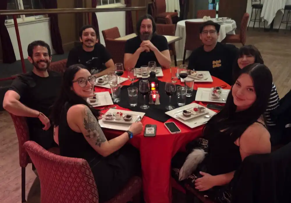 Hear Me Pray cast and crew at the wrap party